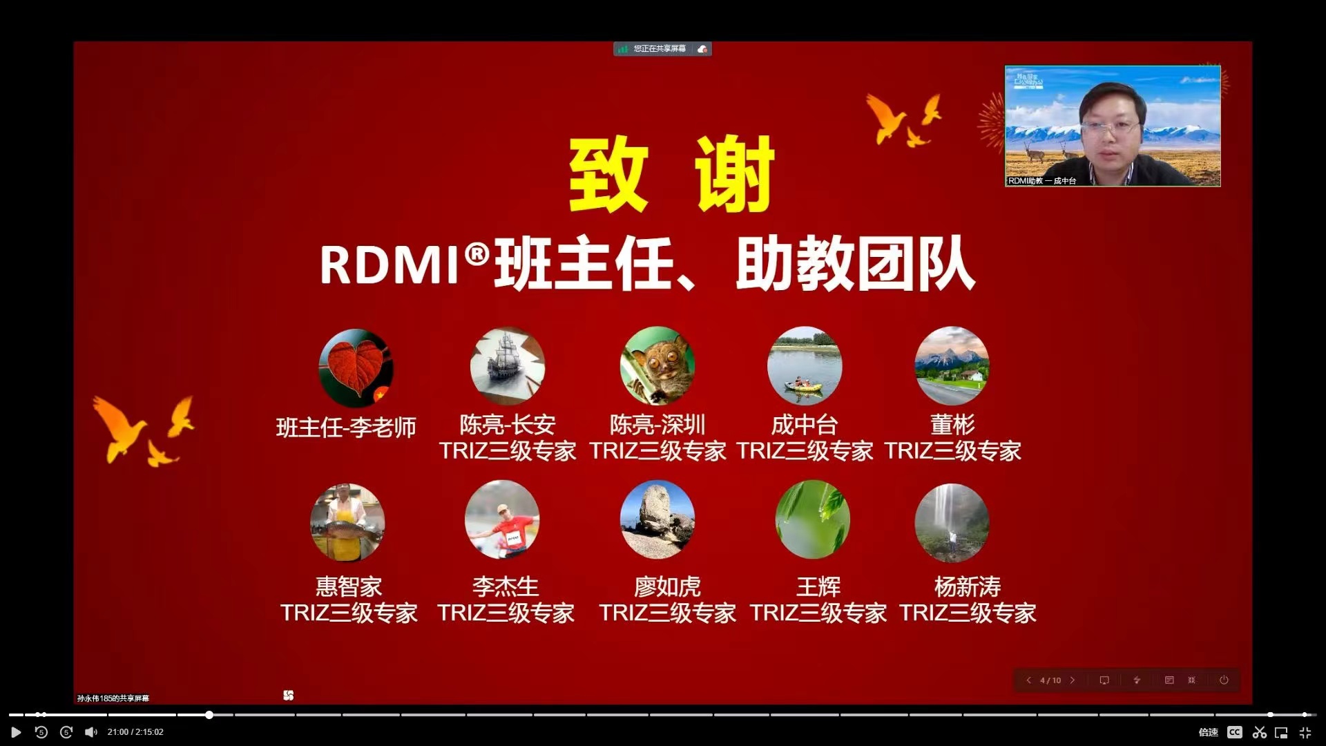 RDMI®TRIZ二级认证培训开始 RDMI®TRIZ二级认证培训开始