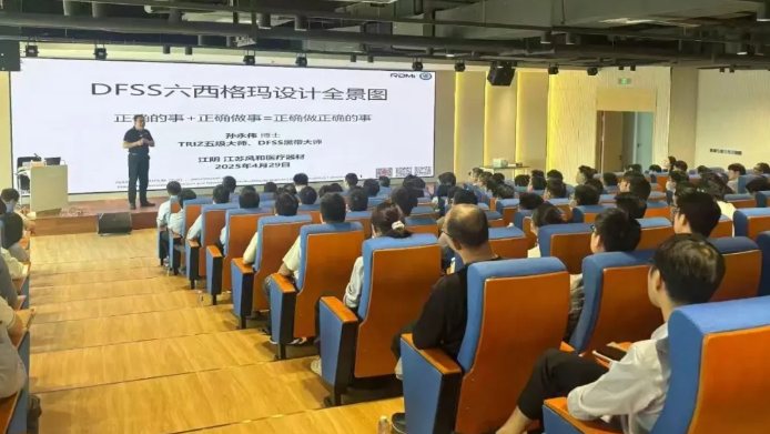 风和医疗培训DFSS六西格玛设计“做正确的事+正确地做事” - 孙永伟博士带来创新方法论盛宴 风和医疗培训DFSS六西格玛设计“做正确的事+正确地做事” - 孙永伟博士带来创新方法论盛宴